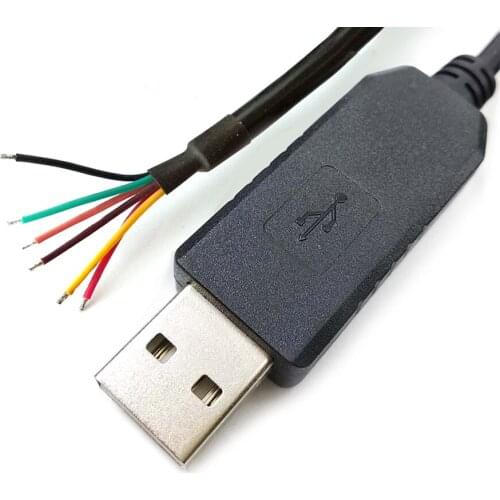 Pl2303ta usb uart ttl1.8v wire end download cable update serial cable