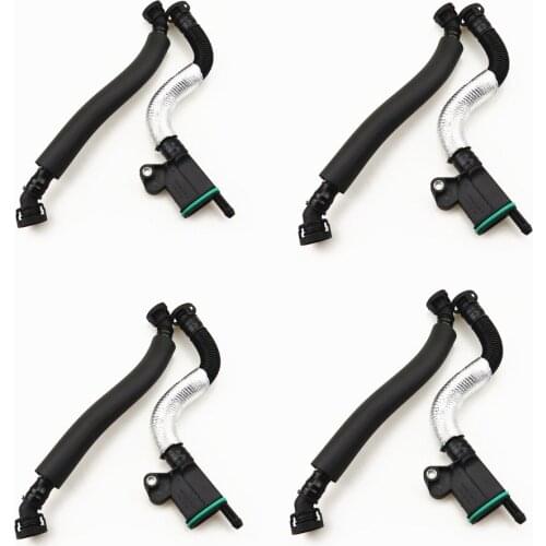 READXT 4 Set 1.8T 2.0T Oil Water Separator Vent Hose Exhaust Pipe For Passat B6 Golf 5 6 MK6 Tiguan A3 A4 A5 Q5 Seat Leon Toledo