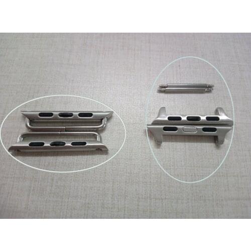 Strap Adapters Connector 38mm 42mm for iWatch Watchbands Adapter for Watch Band Repair Tool Link Buckle PG102 ZLIMSN