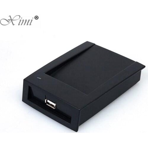 USB MF IC Card 13.56MHZ Smart Card Reader ZK CR10 USB Proximity Card Reader For Door Access Control And Time Attendance