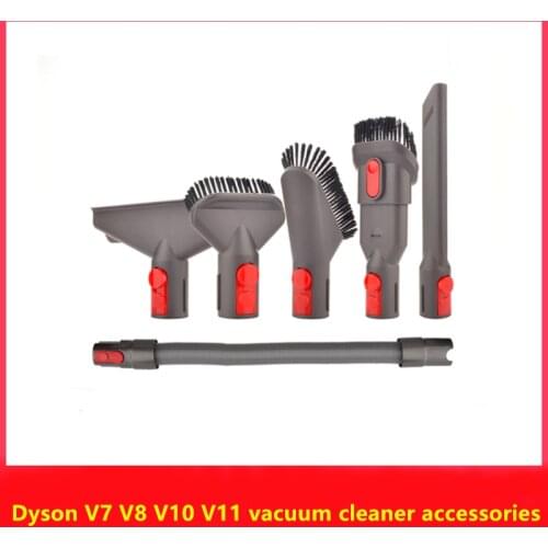 Suction head Hose Dyson V7 V8 V10 V11 vacuum cleaner Suction brush Hose Adapter tube 6 pieces parts