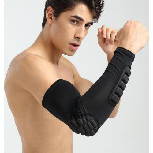 1PCS arm sleeve armband elbow support Basketball Arm Sleeve Breathable Football Safety Sport Elbow Pad brace protector