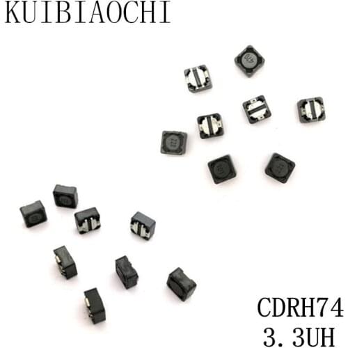 10pcs/LOT SMD Power Inductor CDRH74 3.3UH 3R3 7*7*4mm shielded winding inductor