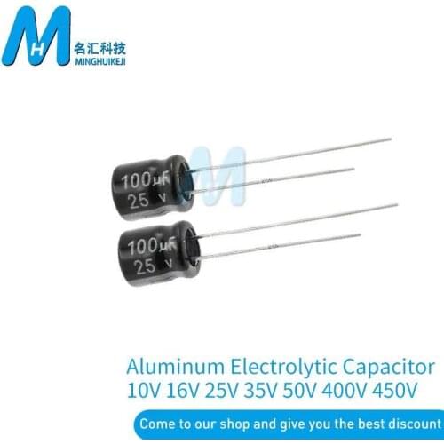 20PCS 35V 470uF 100UF 220UF 330UF 470UF 680UF 1000UF 47UF 1500UF 10UF 22UF aluminum electrolytic capacitor 10V 16V 25V 35V 50V
