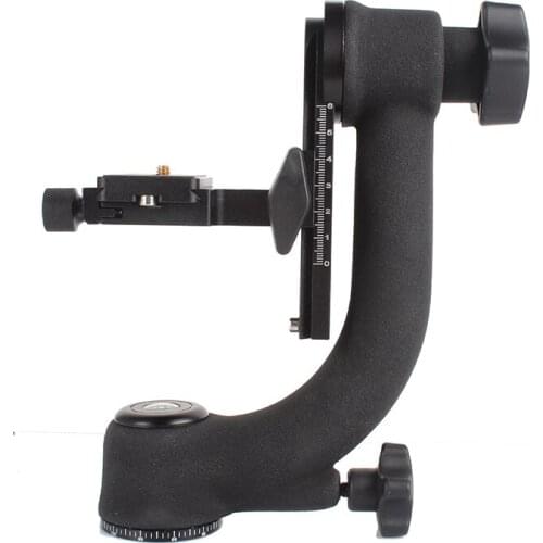 360 Degree Panoramic Gimbal Tripod Head with Panorama Quick Release Plate for Nikon Canon Sony Digital SLR Cameras Watching Bird