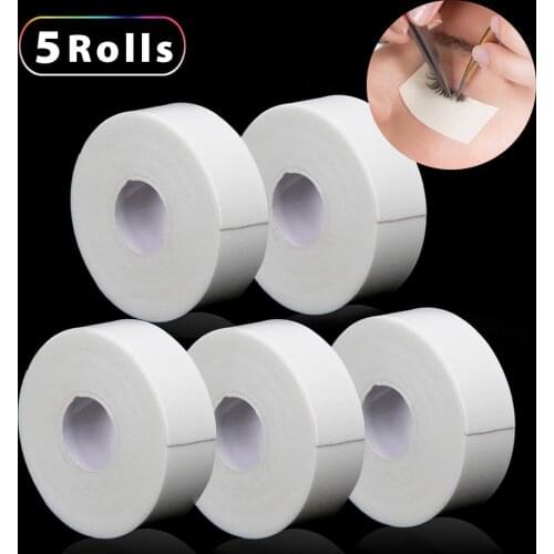 5 Rolls Eyelash Extension Tape Foam Sponge lash Patch Medical For Eyelashes False Individual Lashes Lint Free Eye Pad
