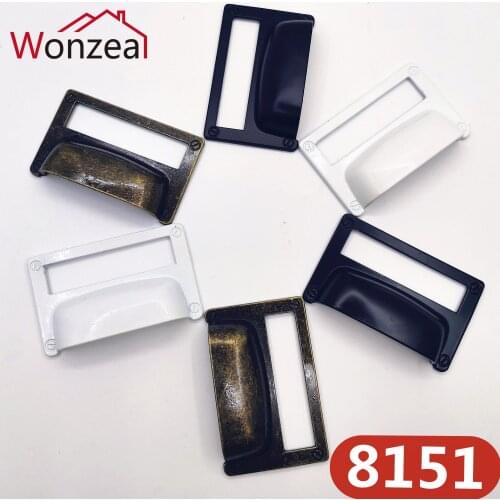 Antique Bronze Metal Vintage Drawer Knobs Cupboard Handle Kitchen Cabinet Office Home Label Frames Holder Pull Handles