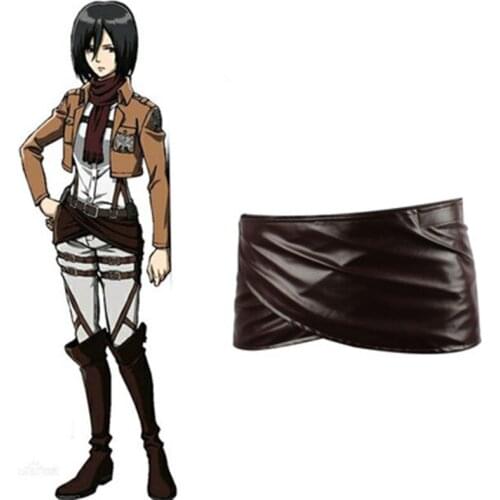 Attack on Titan Apron Shingeki No Kyojin Apron High Quality Eren Cosplay Leather Apron