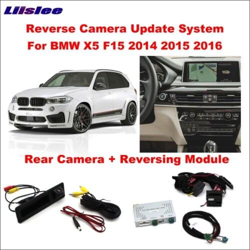 Original Screen Update For BMW X5 F15 2014 2015 2016 Reversing Module Rear Camera Decode Track Box NBT System