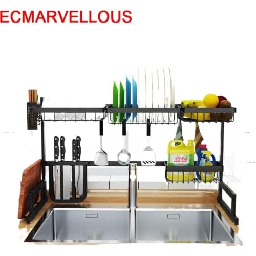 Dish Organizer Kuchnia Accessories Egouttoir Vaisselle Stainless Steel Cuisine Mutfak Cozinha Cocina Organizador Kitchen Rack