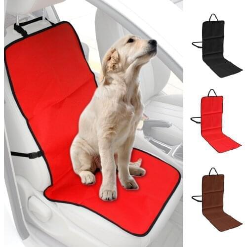 Dog Car Seat Cover Waterproof Durable Pet Seat Mat Oxford Fabric Wear Resisting Cat Puppy Blanket Black Coffee Red