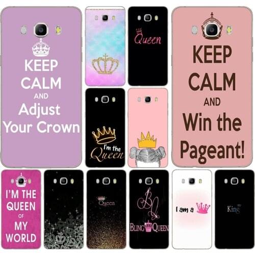 27DD Bitch Queen crown king PRINCESS pink Case Cover for Samsung Galaxy a3 a5 2017 A6 A8 2018 j3 j5 j7 2016 2017