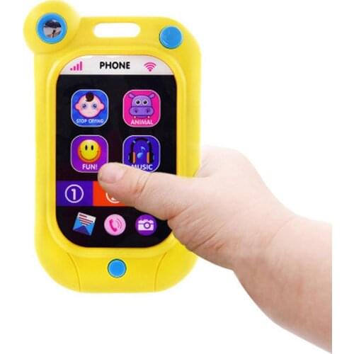 Baby Phone Toy Simulated Mobile Phone Music Toys With LED Lights Educational Toy For Children Learning Machine Toy Toddler Gift