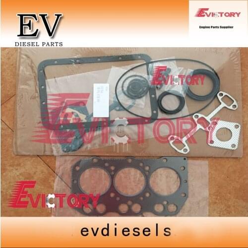 EV For Yanmar engine rebuild parts 3TNA68 full engine compelete gasket kit