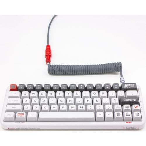 FBB Cables Customized Handmade DIY Detachable Coiled Cable Keyboard Type-C Mini Mirco To USB Connector for Mechanical Keyboard