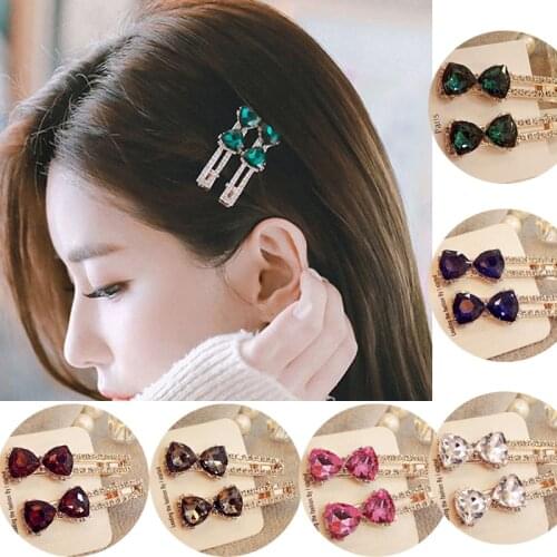 Cystal Hair Clips Clamps for Women Female Fashion Elegant Barrettes Hairpins Hairgrips DIY Hair Accessories Headwear Headdress