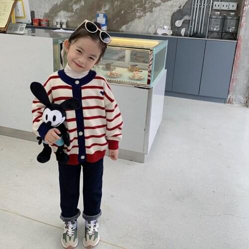 Crawler 2021 Autumn New Girls' Jeans Baby Single-Layer Fleece-Lined Korean Style Pants Baby Boys' Autumn and Winter Fashion