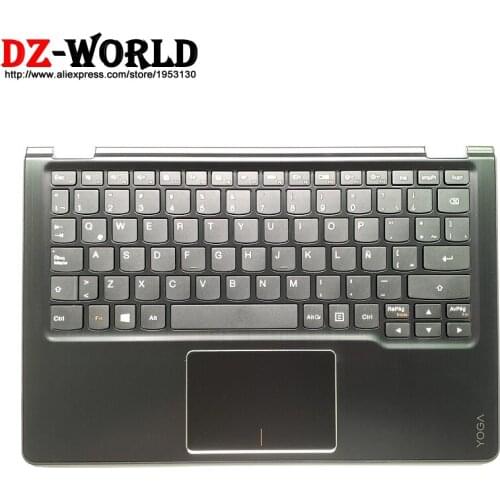 New Original Black Palmrest Upper Case With Latin Keyboard Touchpad for Lenovo Yoga 700 -11ISK Yoga 3-1170 C Cover 5CB0H15164