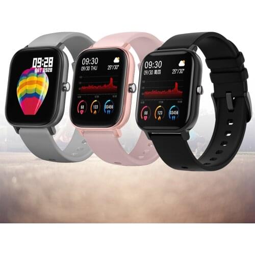 New Smart Watch Men Women 1.4inch Full Touch Screen Fitness Tracker Heart Rate Monitor IP67 Waterproof Weather Sports Smartwatch