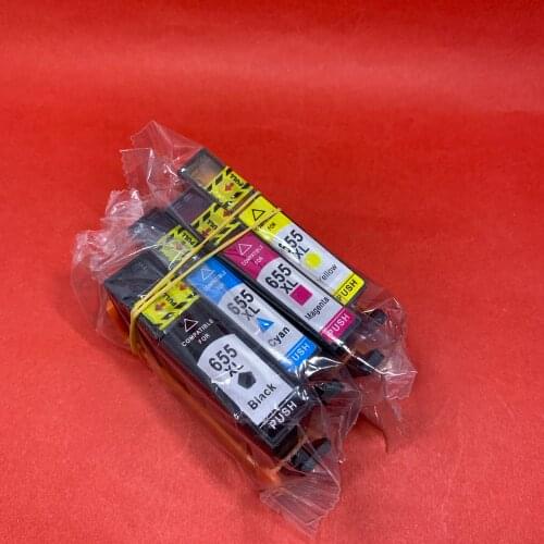 YOTAT 1set Compatible ink cartridge for HP655 HP 655 XL Deskjet Ink Advantage 3525/4615/4625/5525/6520/6525