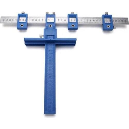 Drill Punch Locator Adjustable Drilling Dowelling Hole Saw Locator Hand Tool 50JC