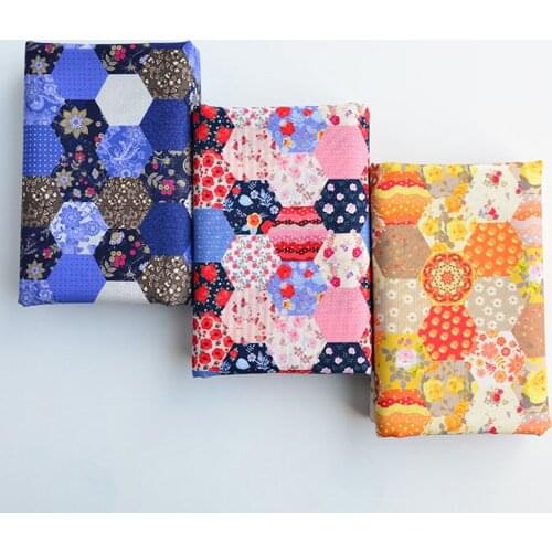 Vintage Liberty Digital Printing Cotton Fabric Muslin for Sewing Make Dolls Dress DIY Patchwork per Half Meter fabric