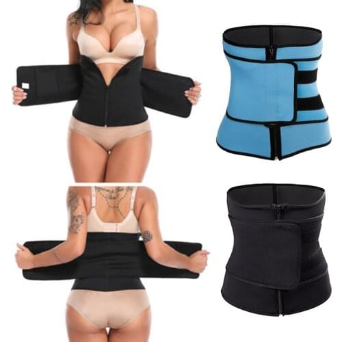 Women Mother Tummy Waist Trainer Cincher Sweat Belt Trainer Hot Body Shaper Slim Shapewear Sweat Belt Waist Cincher Trainer