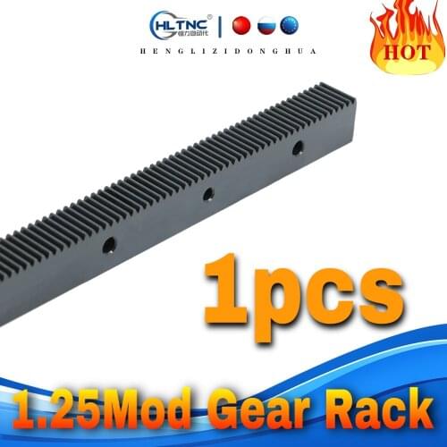1pcs 1.25Mod 22*25 Gear rack Precision cnc rack straight teeth (helical teeth) Toothed rack cnc machine