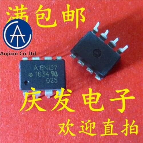 10pcs 100% orginal new real stock A6N137 6N137 HCPL-6N137 DIP8