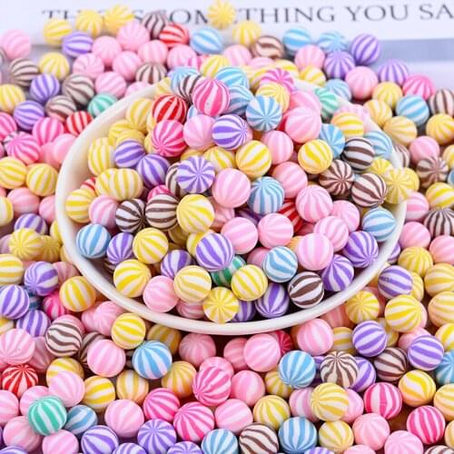 10pcs 8mm New Cute Resin Mini Mixed Candy Flat Back Cabochon Scrapbook Kawaii DIY Embellishments Accessories