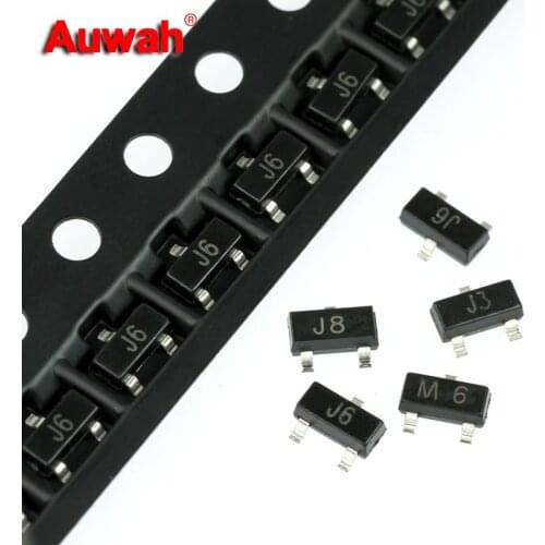 100pcs SMD Triode Transistor SOT-23 S9012 S9013 S9014 S9015 S9018 2SA733 2SC945 2SA1015 2SC1815 New original