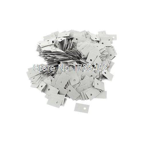 1000 x Silicone Thermal Heatsink Insulator Pads 13X19mm for TO-220 Transistor