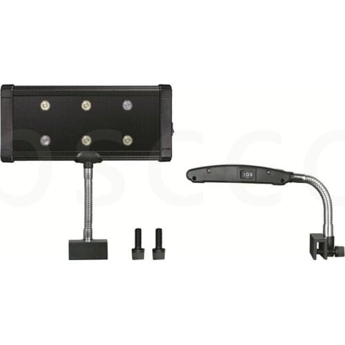 110V 240V 18W Full Spectrum Seawater Aquarium Coral LED Clip Light. White Light Blue Light Combination Aquarium Light Stand