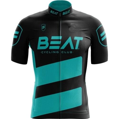 2020 BEAT CYCLING CLUB Team 2 COLORS Mens Only Cycling Jersey Short Sleeve Bicycle Clothing Quick-Dry Riding Bike Ropa Ciclismo