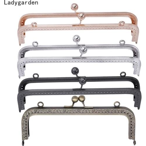 5PCS Bag Buckle Metal Kiss Clasp Lock Frame for Handle Bag Purse DIY Accessories Bags Hardware for Coin Purse Making DIY Craft