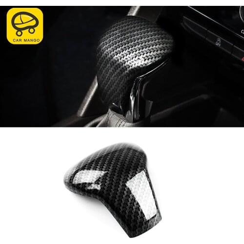 CarMango Car Accessories Gear Shift Knob Top Head Trim Sticker Cover Frame Decoration for VW Volkswagen Atlas Teramont 2017-2019