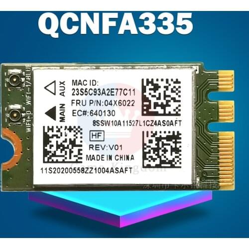 Atheros QCNFA335 NFA345 NGFF 300Mbps 2.4G Wireless Card for Lenovo B50-30 B50-45 B50-70 B50-80 FRU 04X6023