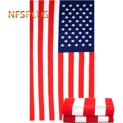 Quick Dry Microfiber Beach Towel USA Uinted States Flag 70x150cm Super Soft Absorbent Travel Sport Bath Towels For Adults