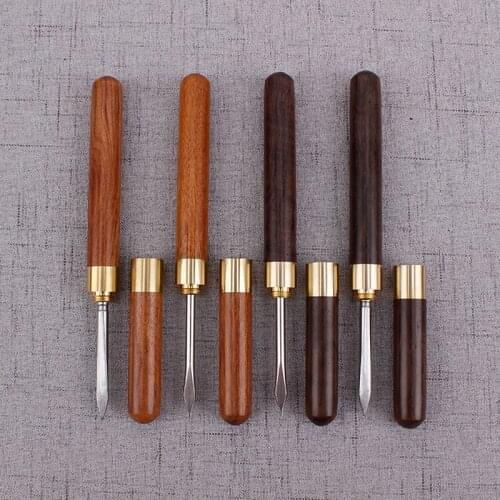 Tea Knife Cone Tea Needle With Black And Ebony Handle Breaking Prying Puer Tea Brick Professional Tools Tea Ceremony Accessories