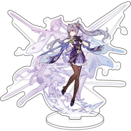 Genshin Impact Childe Zhongli Xinyan Diona Paimon Klee Cosplay Character Stand cute Accessories For Boys Girls Collections