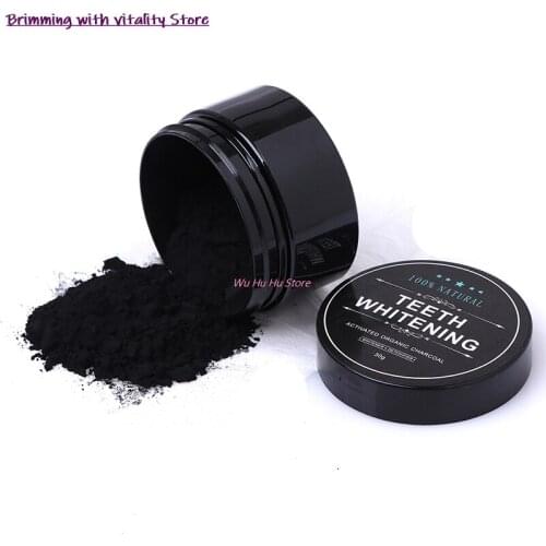 Coconut Shells Activated Carbon Teeth Whitening Organic Natural Bamboo Charcoal Toothpaste Powder Wash Your Teeth White