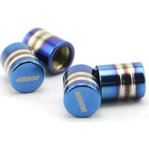 MUGEN 4Pcs/Set Aluminum Alloy Tire Valve Caps Fit For Universal Car Truck Motorcycle Bicycle Valve Stem Cover Tire Accessories
