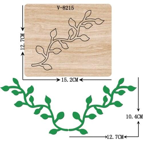New leaf wooden dies cutting dies for scrapbooking Multiple sizes V-8215