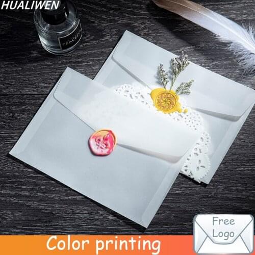 20PCS/Lot Semi-transparent Sulfuric Acid Paper Envelopes For DIY Postcard Card Storage Wedding Invitation Gift Packing