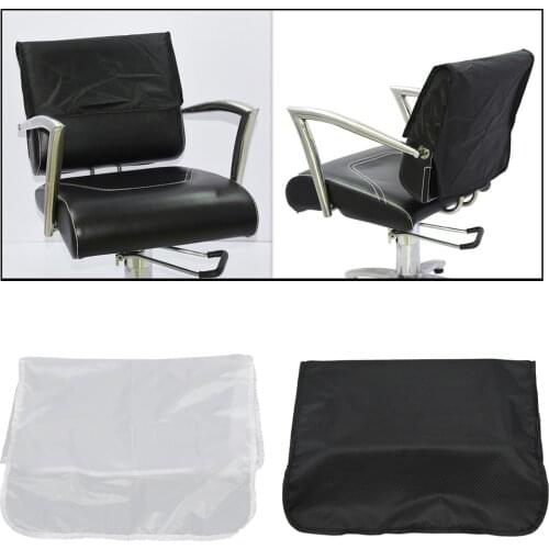Professional Salon Baber Hairdressing Chair Back Covers Clear Black 19' Salon Chair Plastic Covers Shampoo Protectors