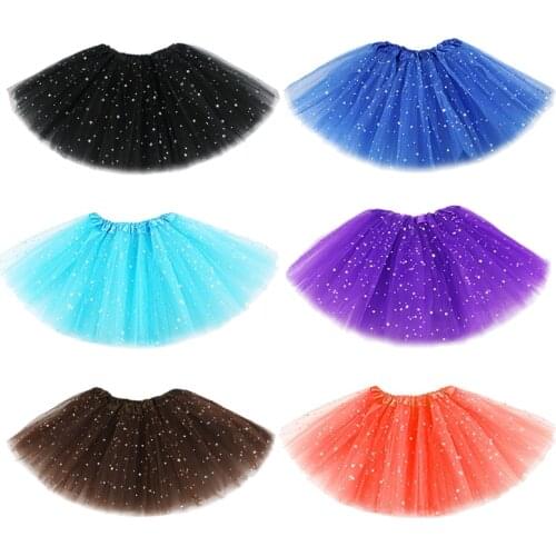 Fluffy Chiffon Tulle tutu skirt colorful cheap girl skirt dance skirt Baby Girl Clothes kids Birthday Gift Party Wear 2-8T
