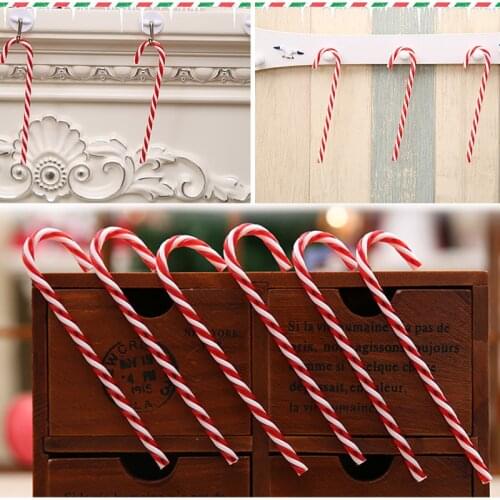 Christmas Tree Hanging Candy Cane Stool Decoration Pendant Childrens Toys Cake Topper Home Christmas Decorations Navidad Gifts