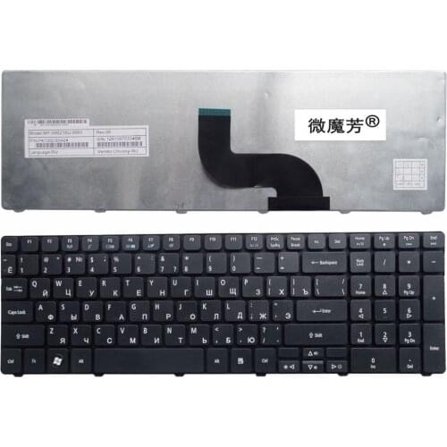 Russian Keyboard for Acer FOR Aspire 7739G 7739Z 7739ZG 8940 RU BLACK laptop keyboard