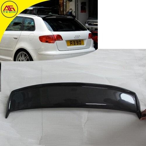 Carbon fiber AG style auto rear door spoiler wing rear spoiler wing back trunk spoiler for Audi A3 hatchback 03-12