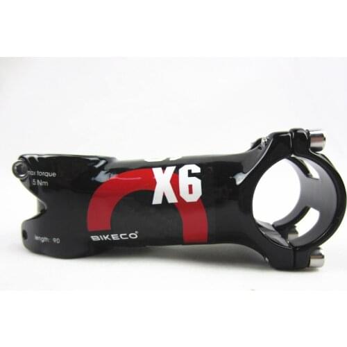 BIKECO 31.8MM Bicycle Stem Carbon+Aluminium Alloy Bike Handlebar Parts Stem MTB Cycling High-strength Stem Bicicleta